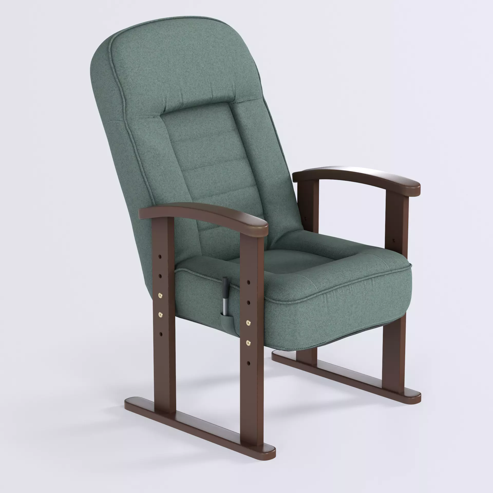 Japanese Recliner Chair 3D Model for Architectural Visualization 3D model_0