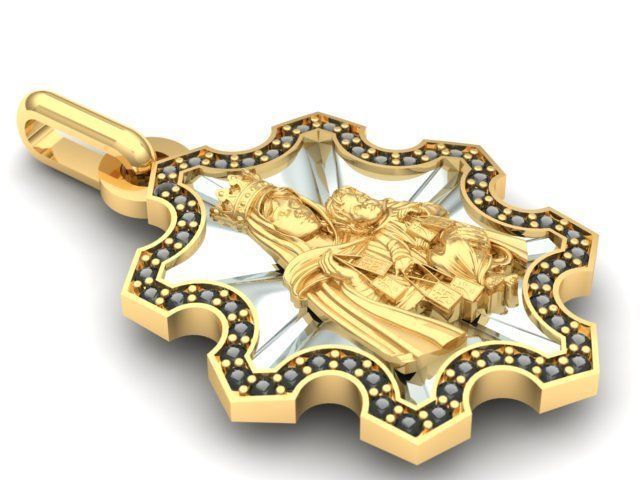 virgin of carmen- virgen del carmen 3D model_3