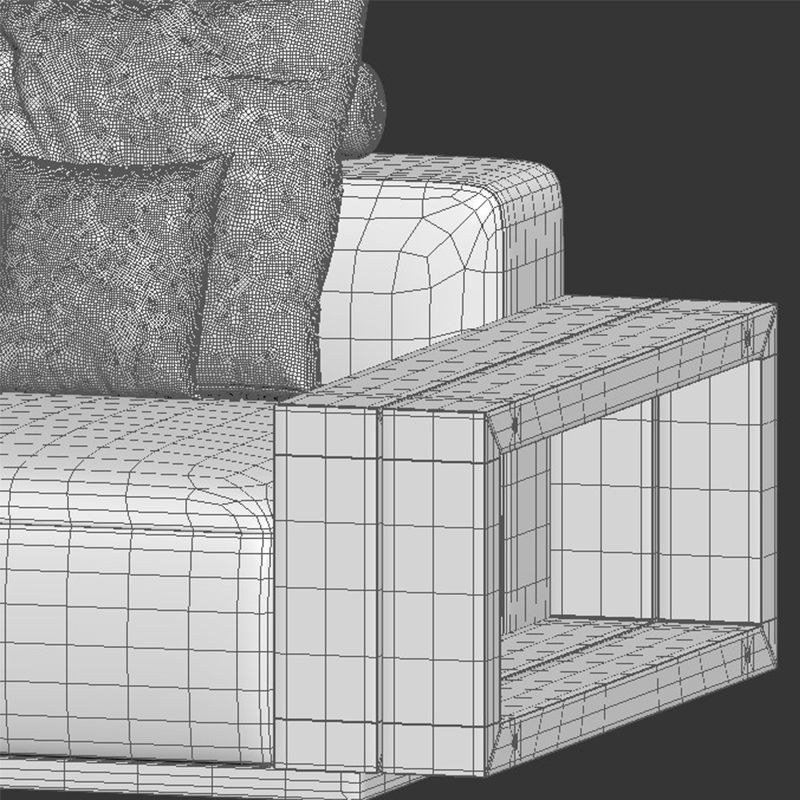 Sofa Grandemare Flexform 3D model_8