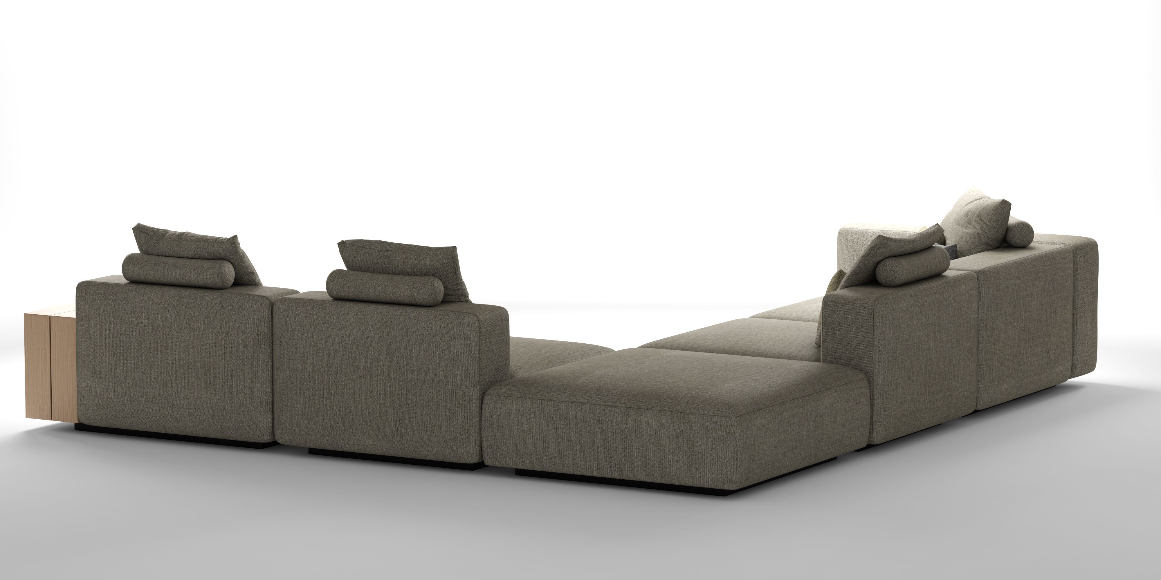 Sofa Grandemare Flexform 3D model_3