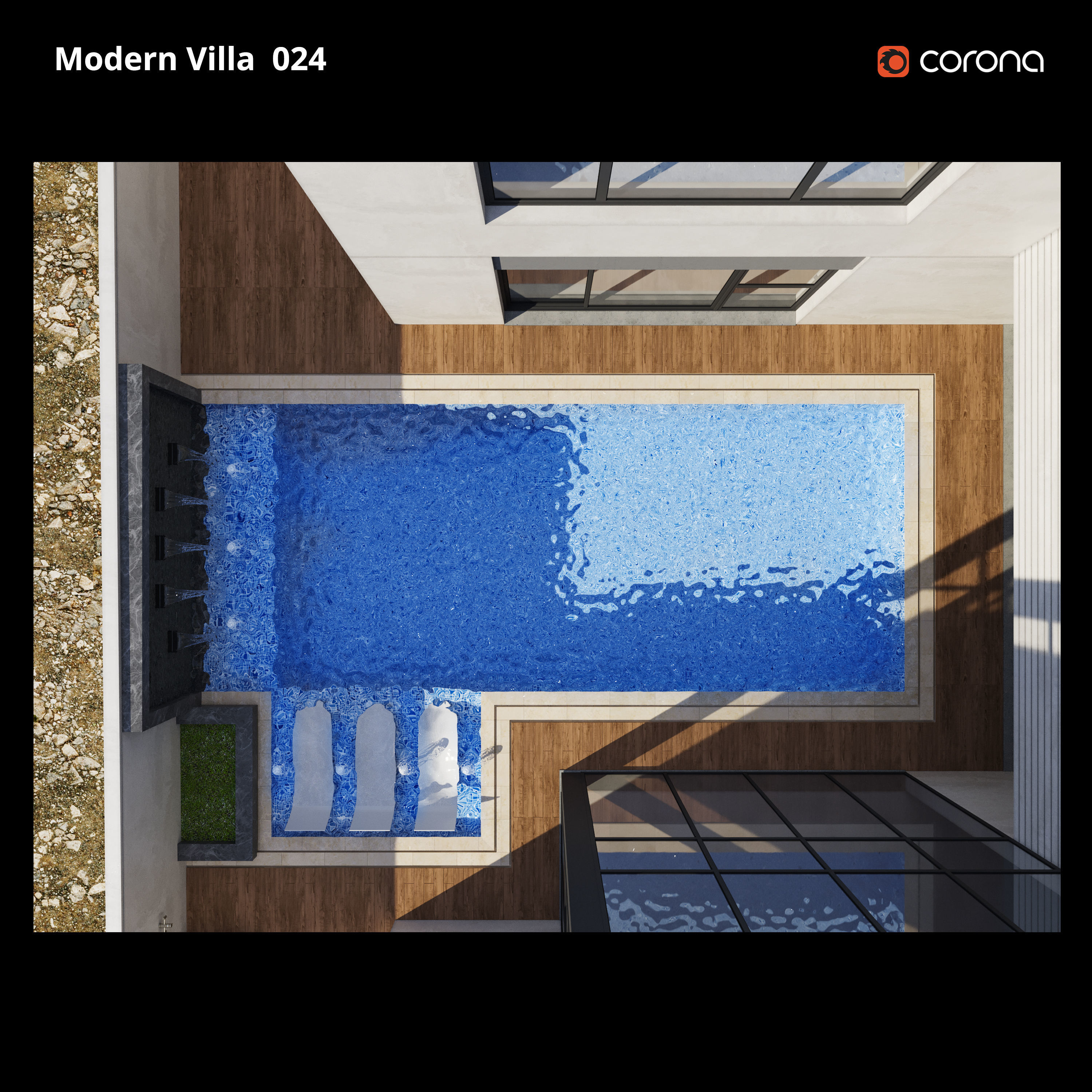 Modern Villa Design 024 3D model_5