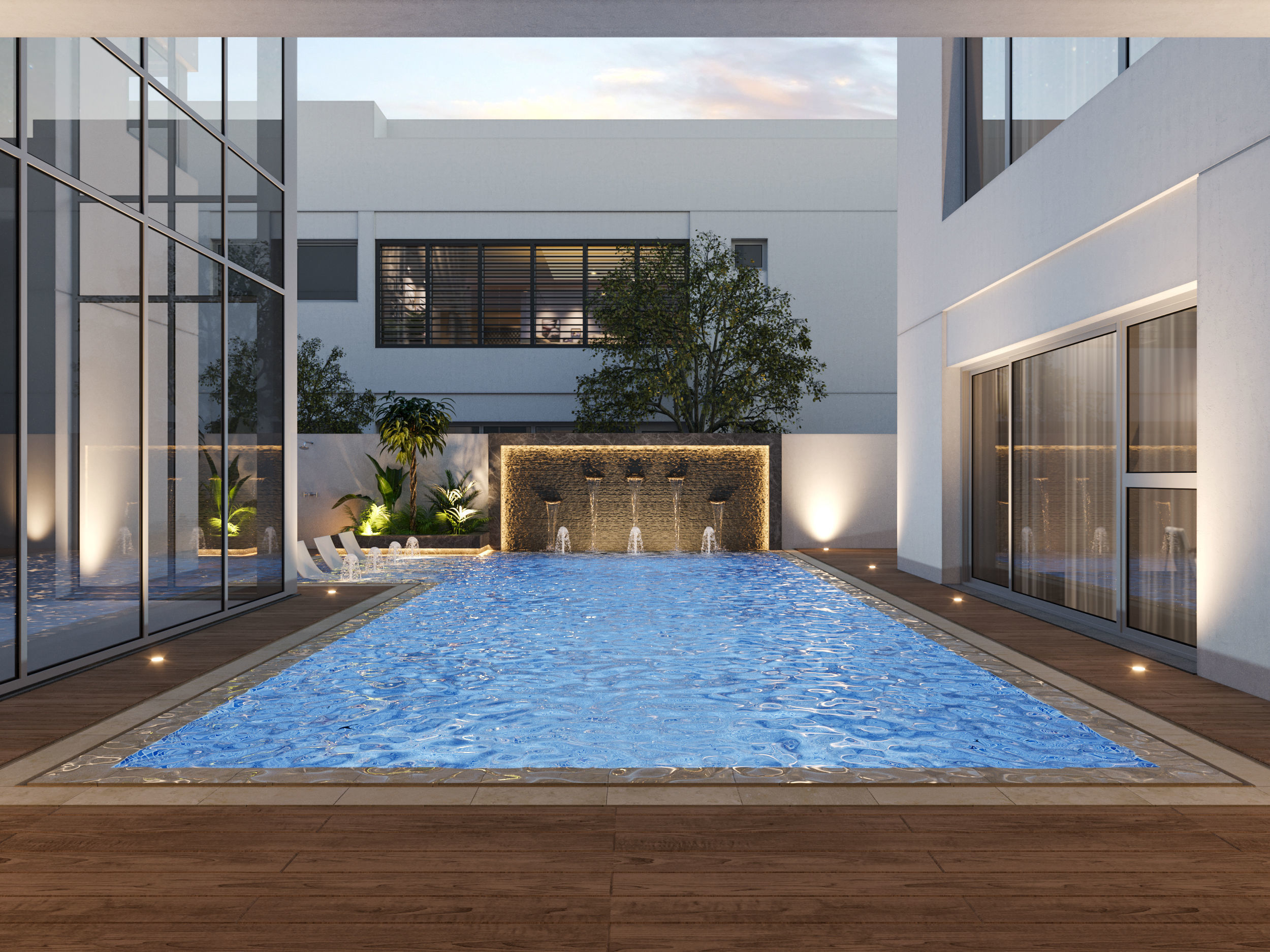 Modern Villa Design 024 3D model_7