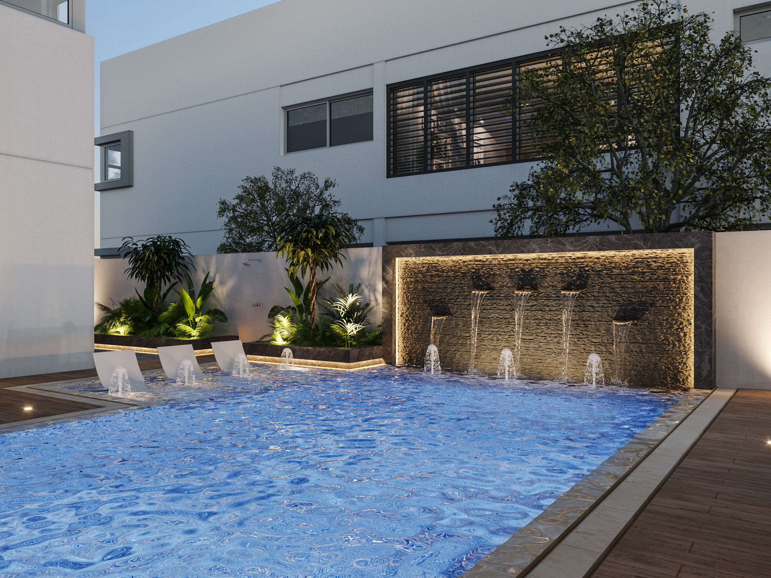 Modern Villa Design 024 3D model_9