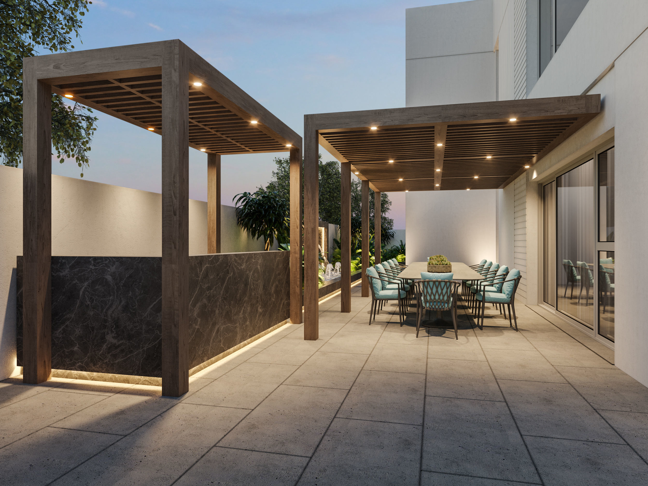 Modern Villa Design 024 3D model_12