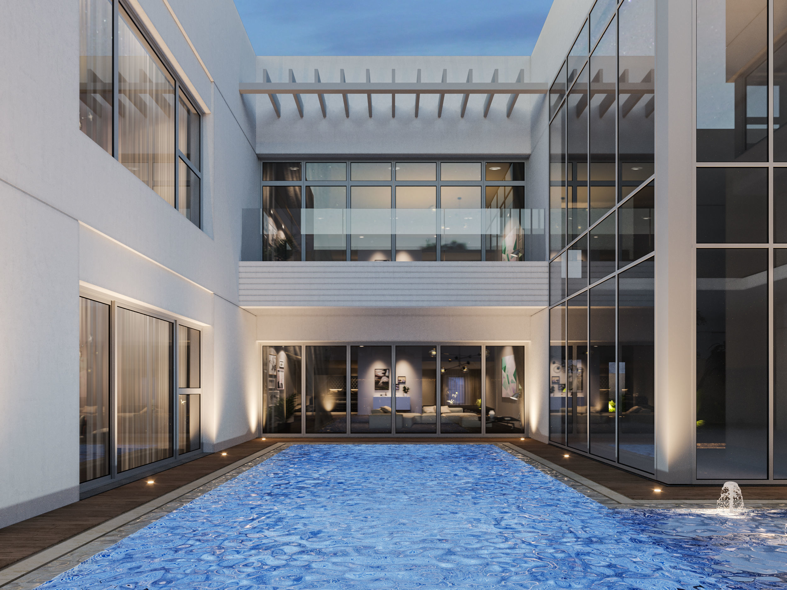 Modern Villa Design 024 3D model_10