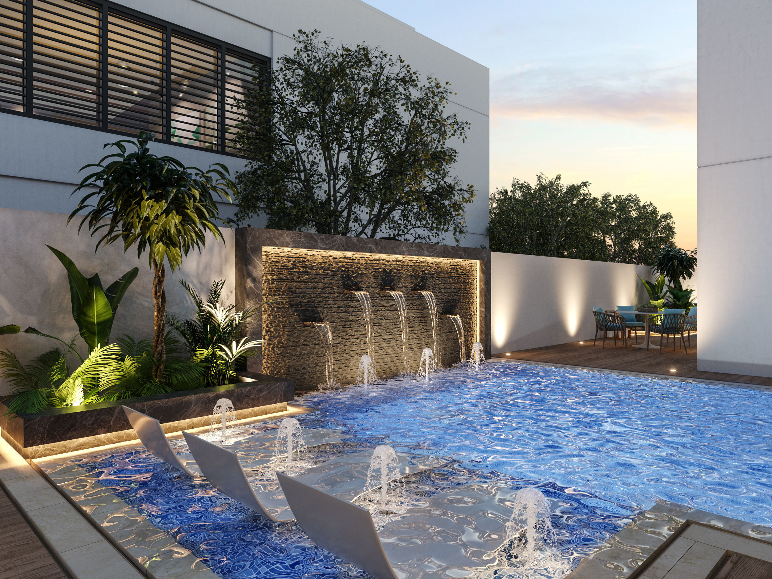Modern Villa Design 024 3D model_8
