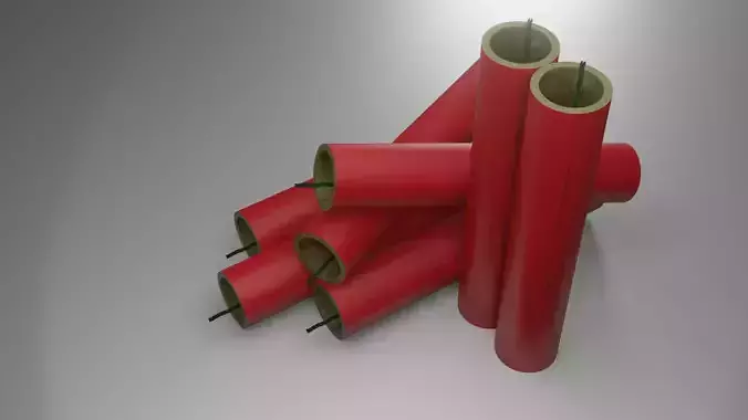 Big Banger Firework 3D model