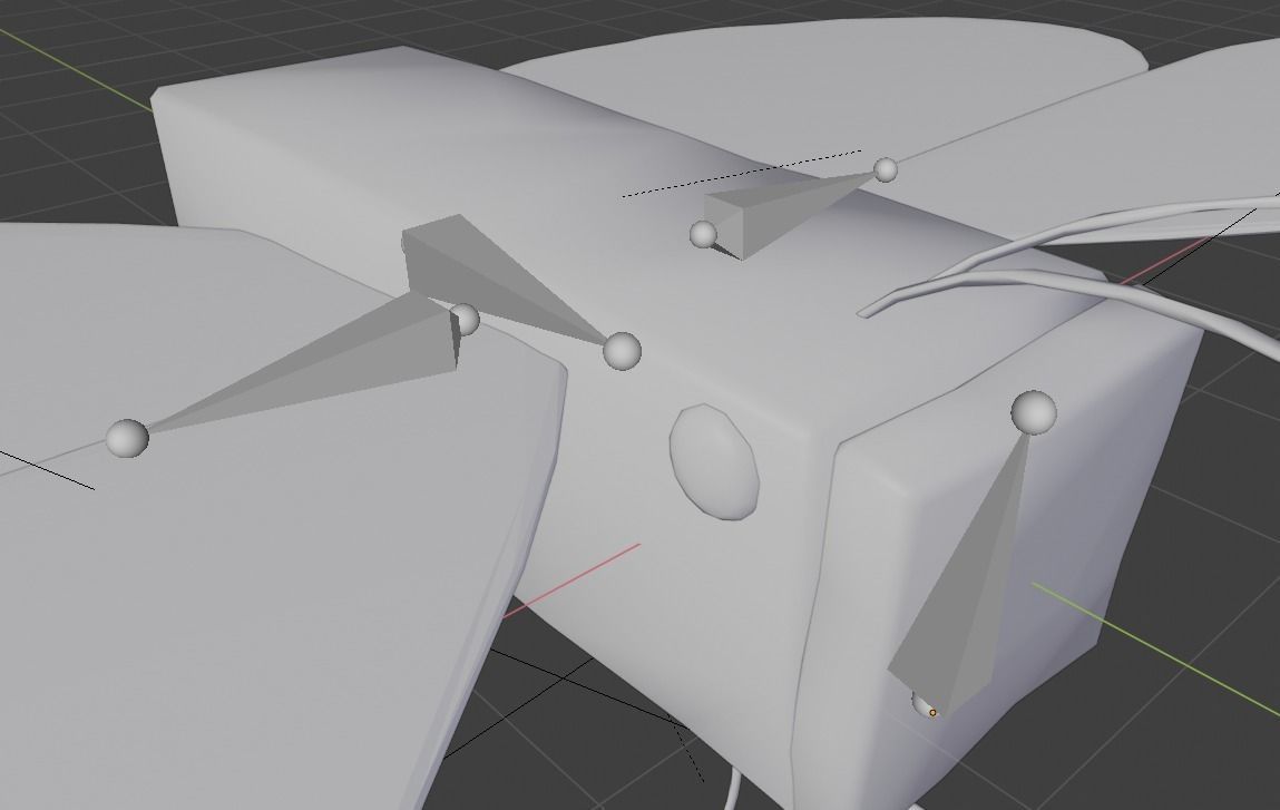 Butterfly monarch 3D model_4