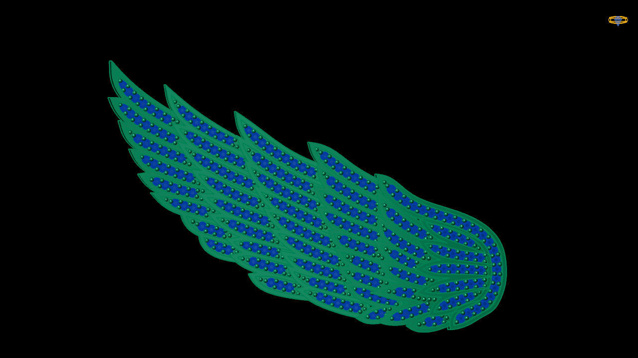 Angel wings ring stl file 3D print model_4