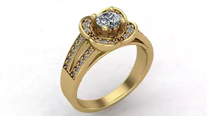 Mauboussin engagement ring stl file