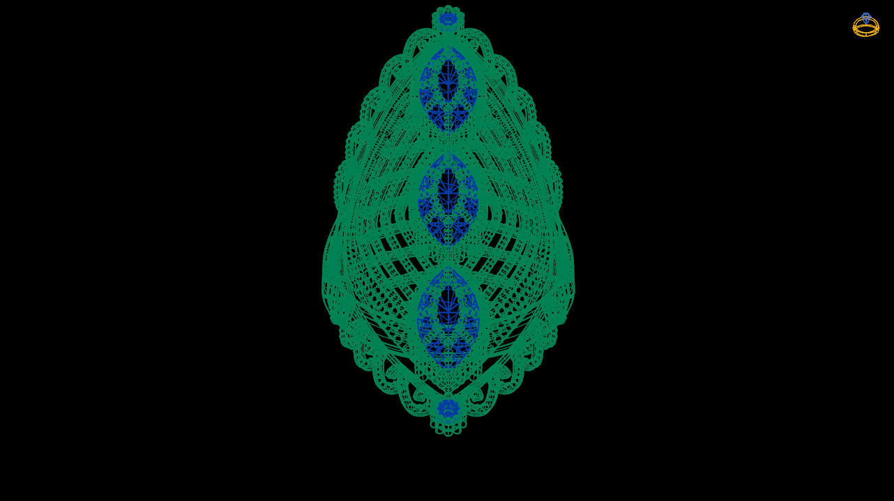 art deco emerald ring   stl file 3D print model_12
