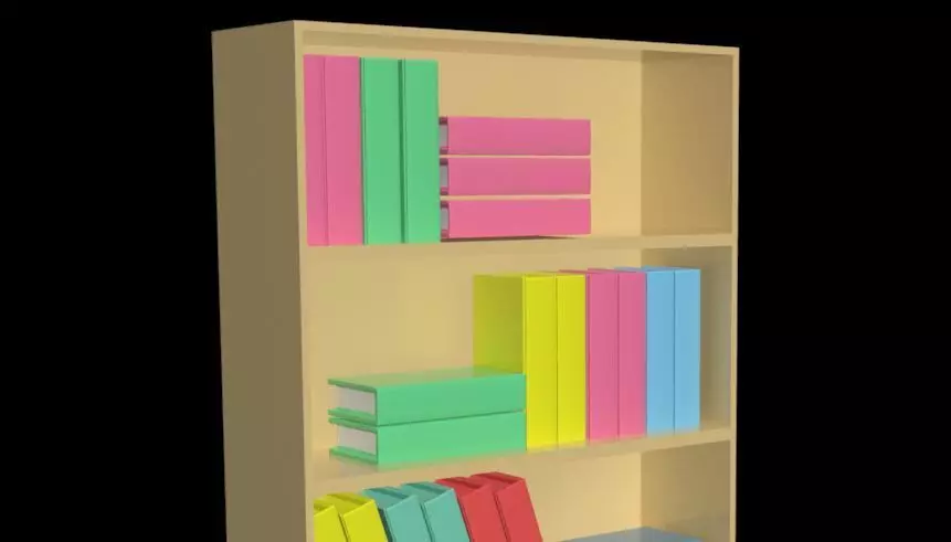 Librero 3D MAX 3D model