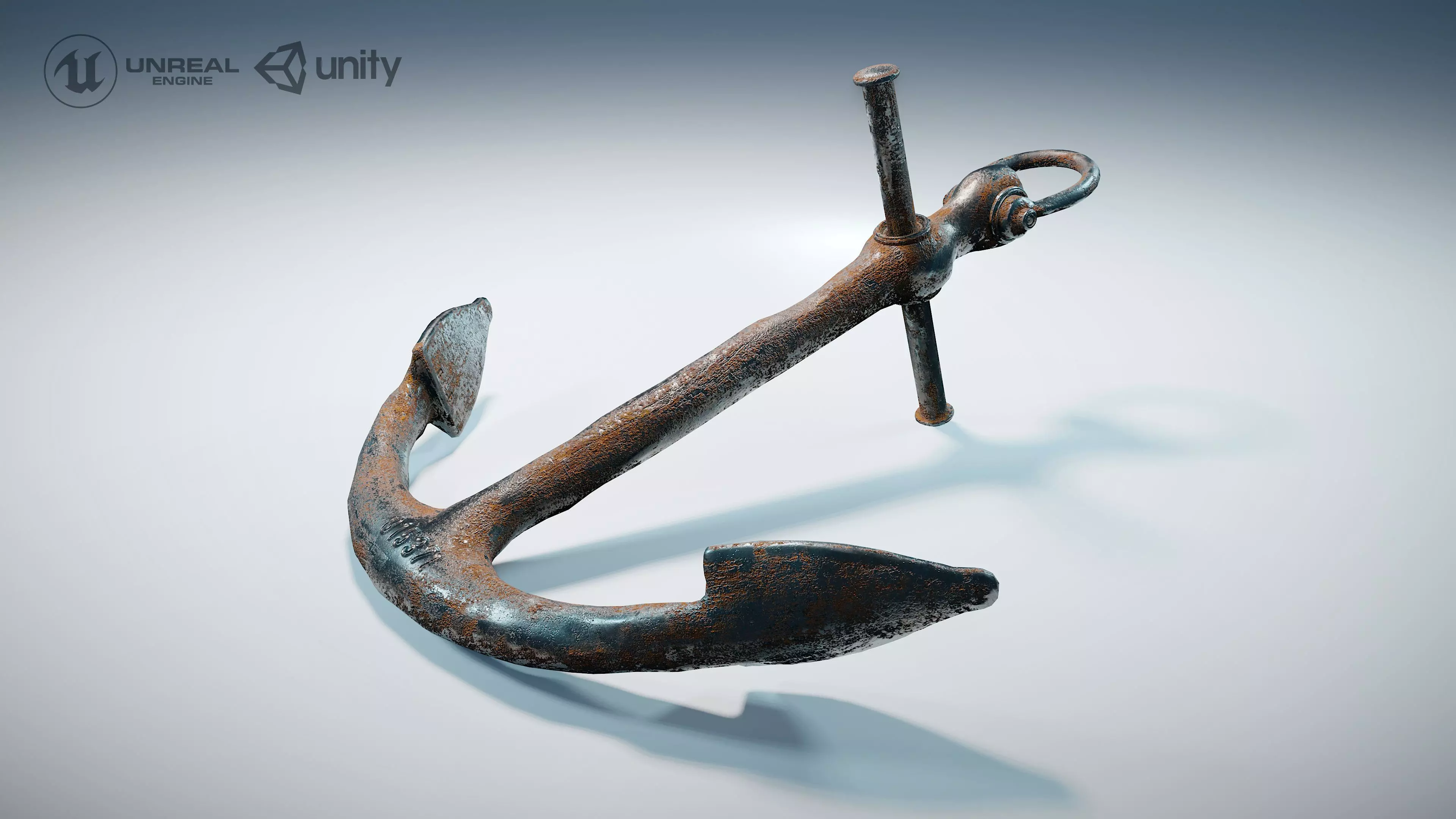 Anchor Low-poly 3D model