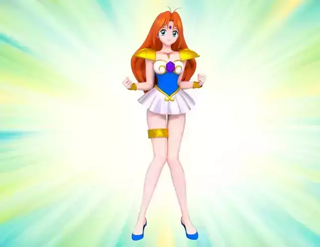Love Angel Lily 3D model