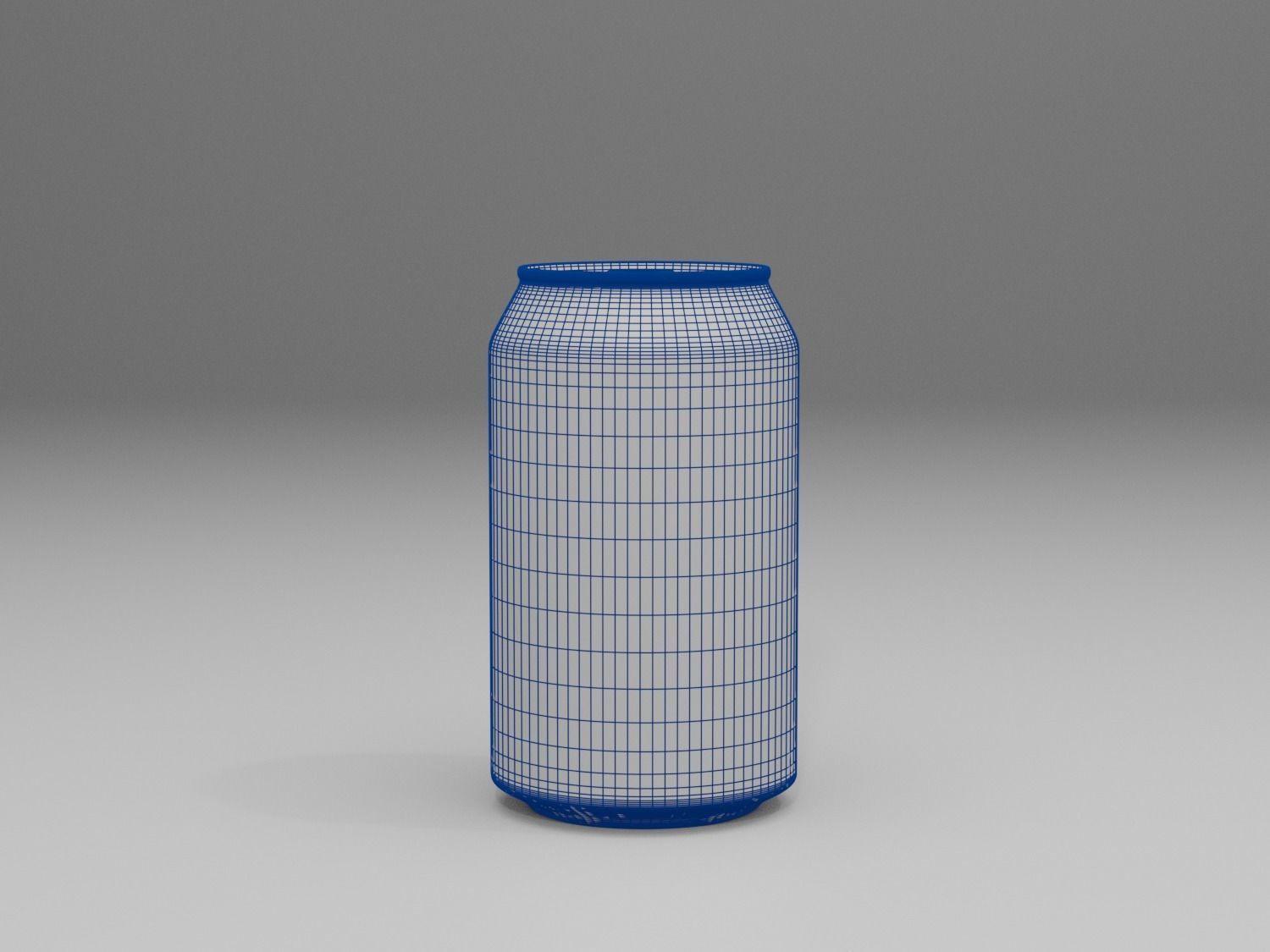 Aluminium Soda Beverage Can 330ml Standard 3D model_1