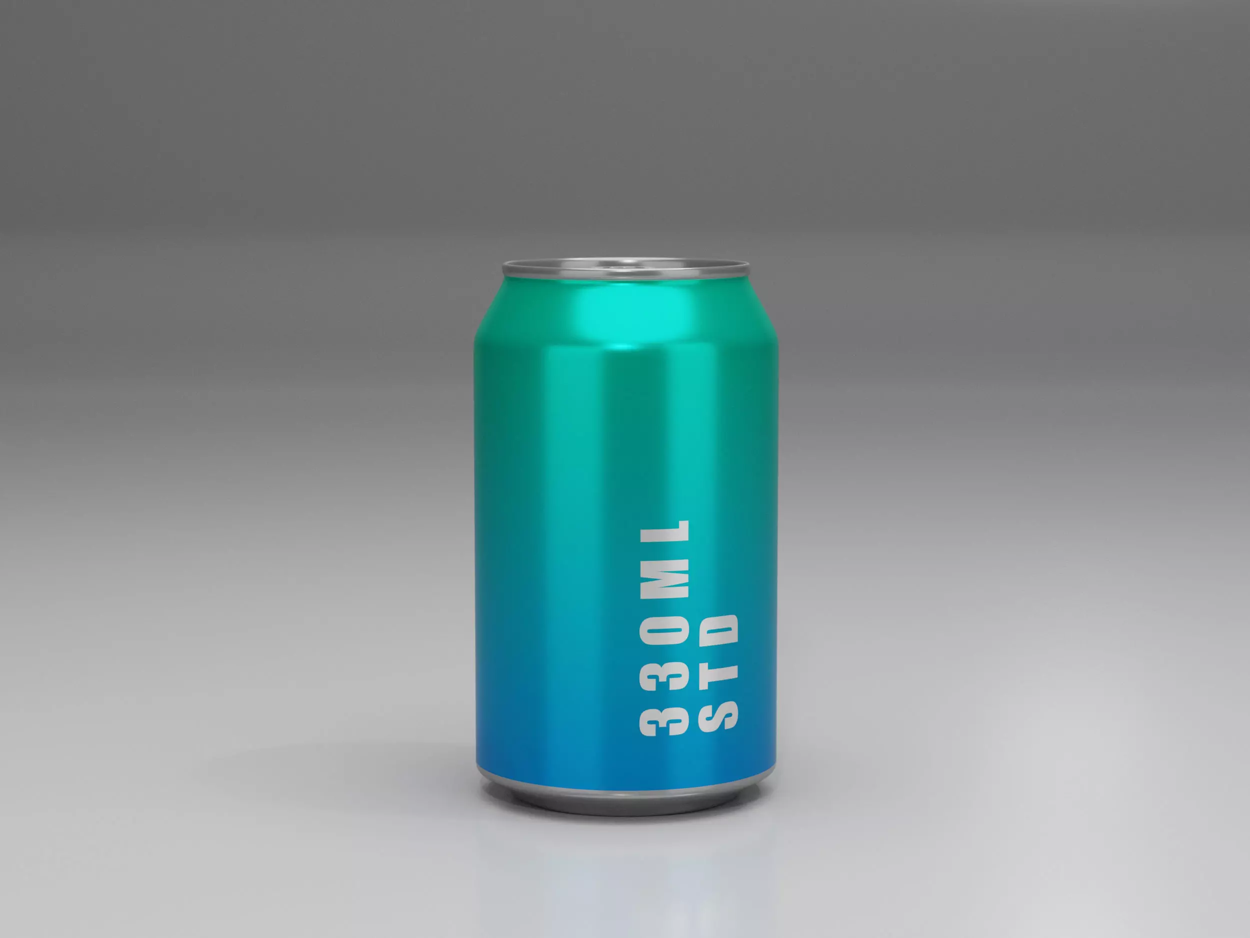 Aluminium Soda Beverage Can 330ml Standard 3D model_0