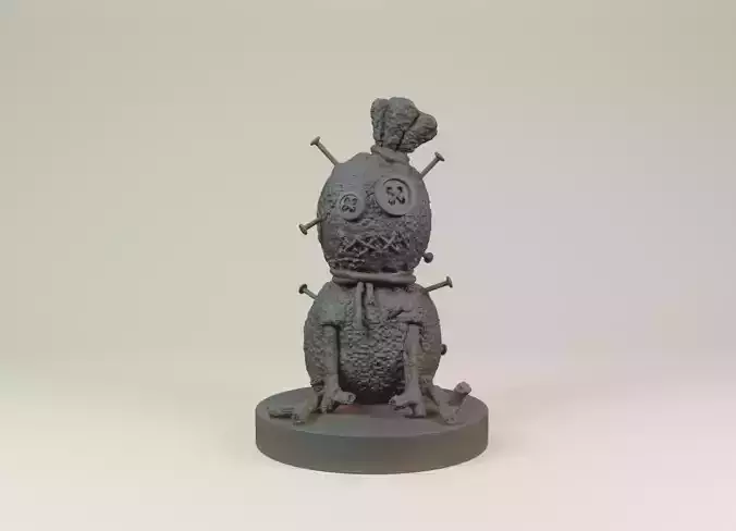 Voodoo doll 3D print model