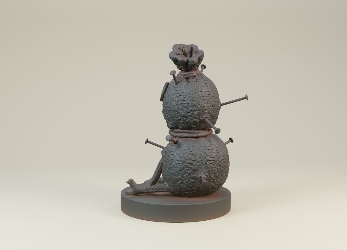 Voodoo doll 3D print model_4