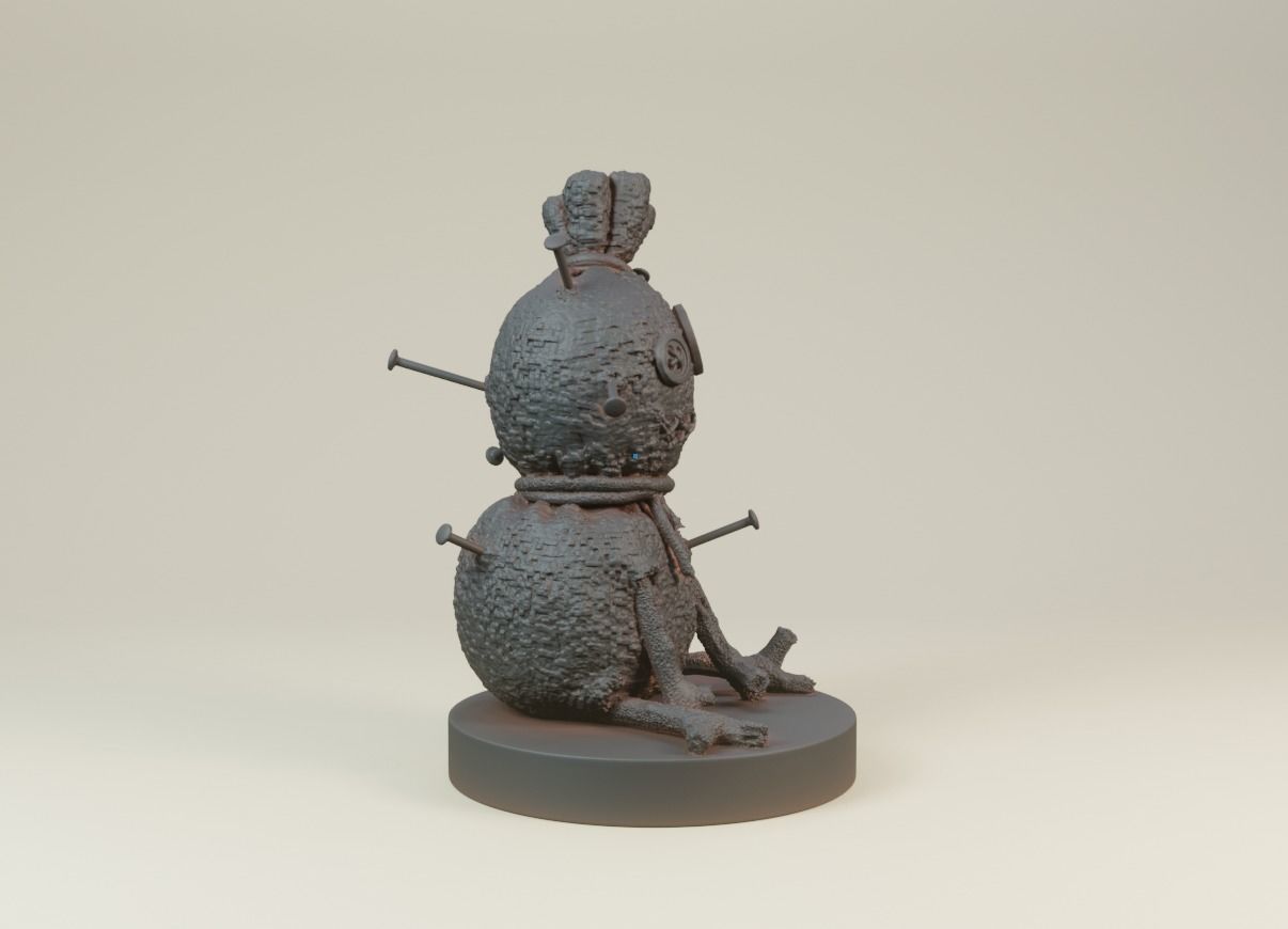 Voodoo doll 3D print model_7