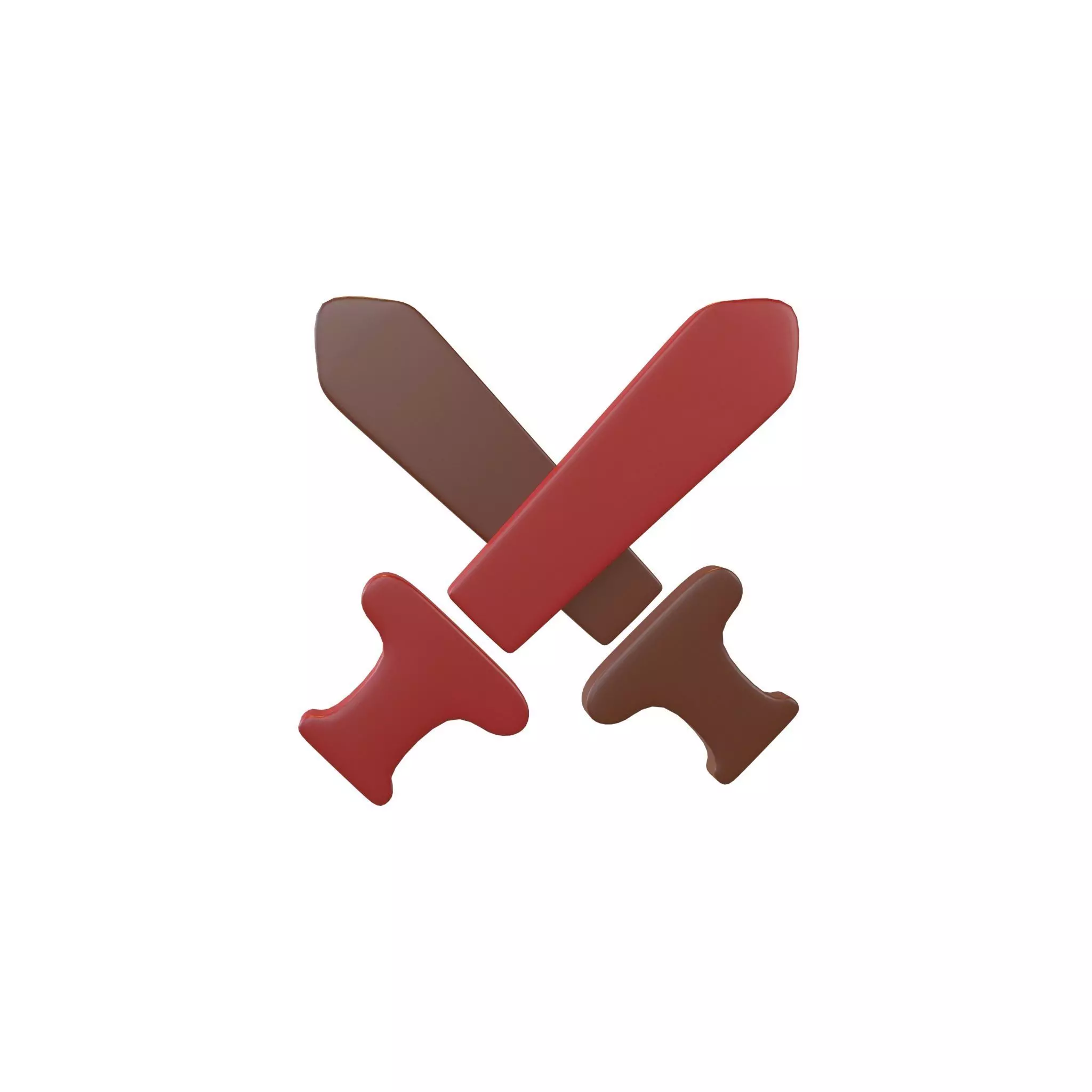 War Symbol v1 002 Low-poly 3D model_0