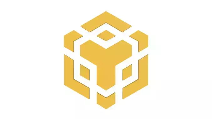 Binance Smart Chain Low-Poly 3D Model