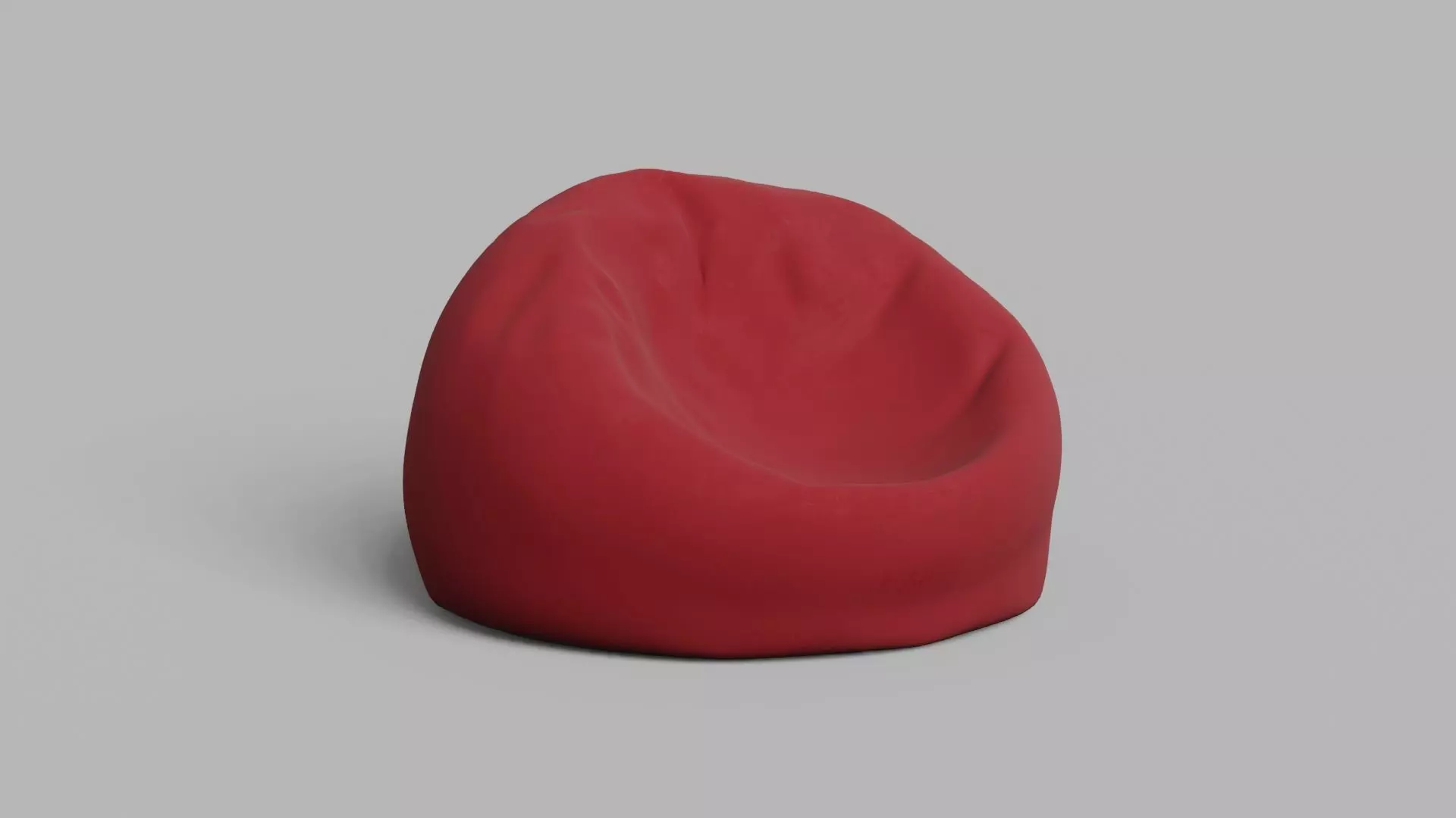 Bean chair Free low-poly 3D model