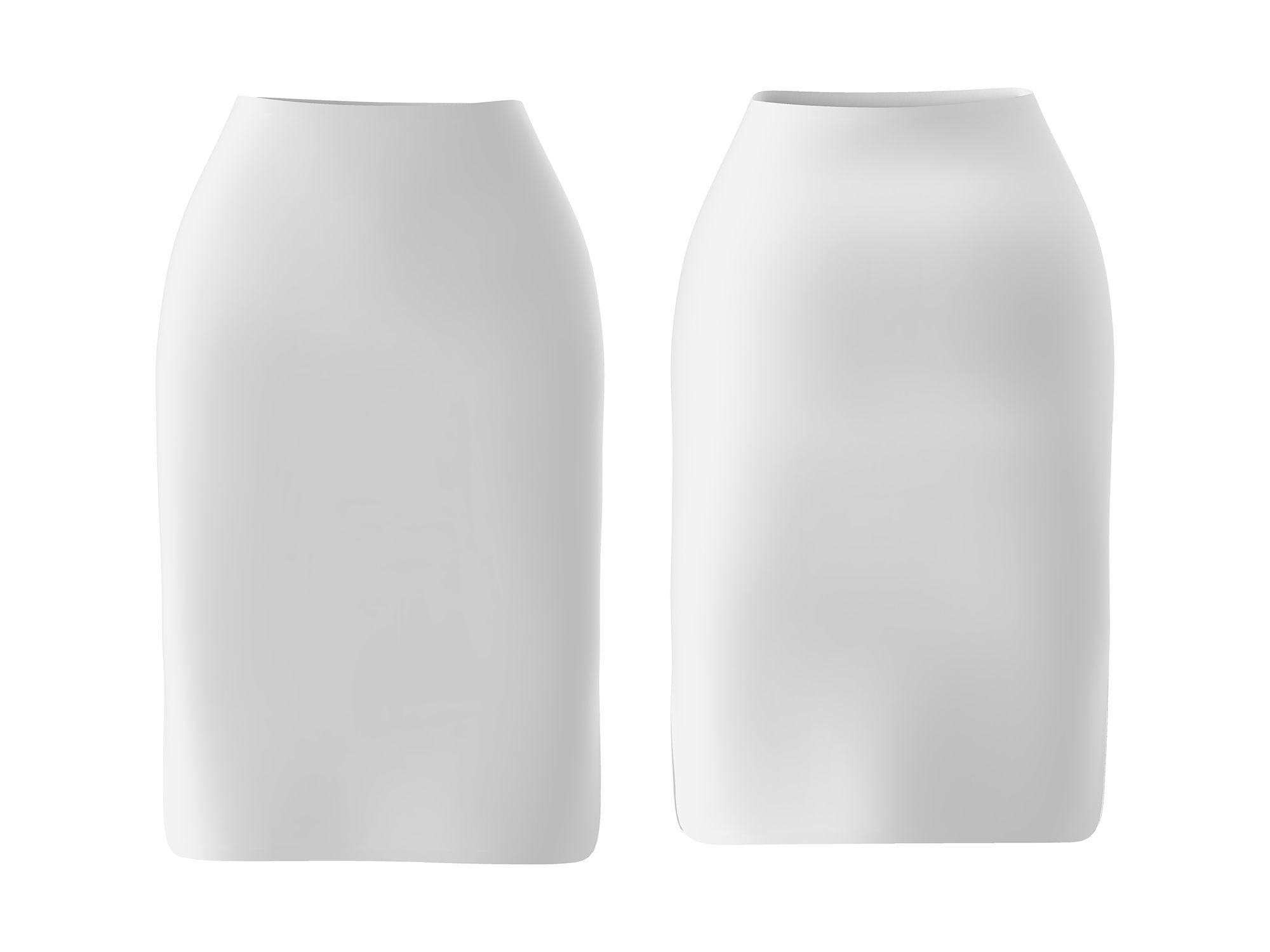 Womens Business Suit With Coat Over Low-poly 3D model_13