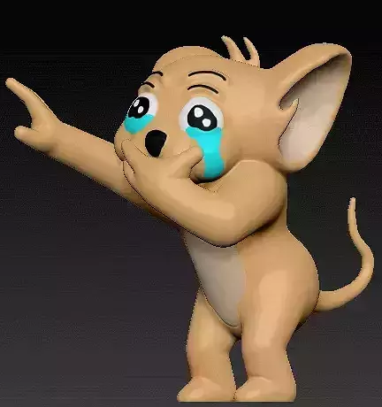 Jerry crying 3D print model