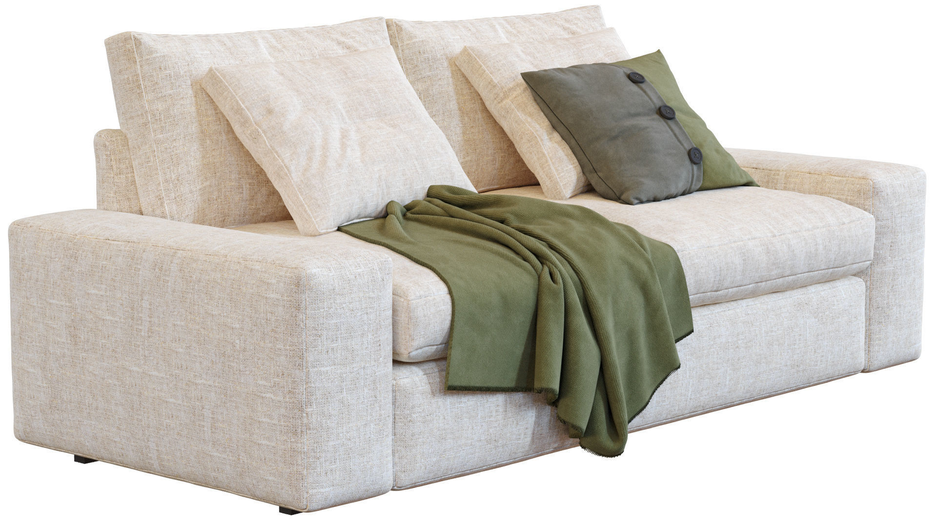 Sofa Kivik By Ikea 3D model_2