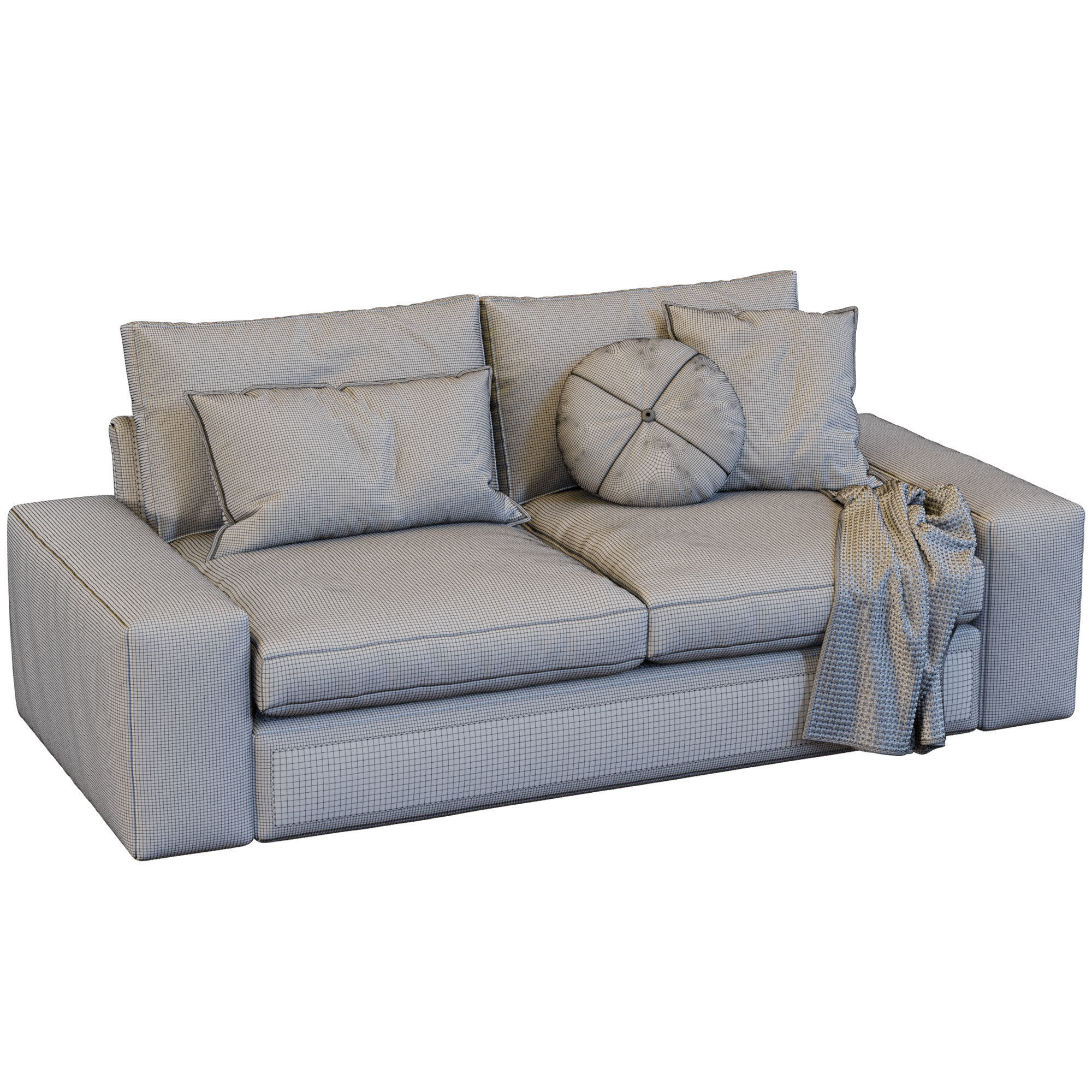 Sofa Kivik By Ikea 3D model_12