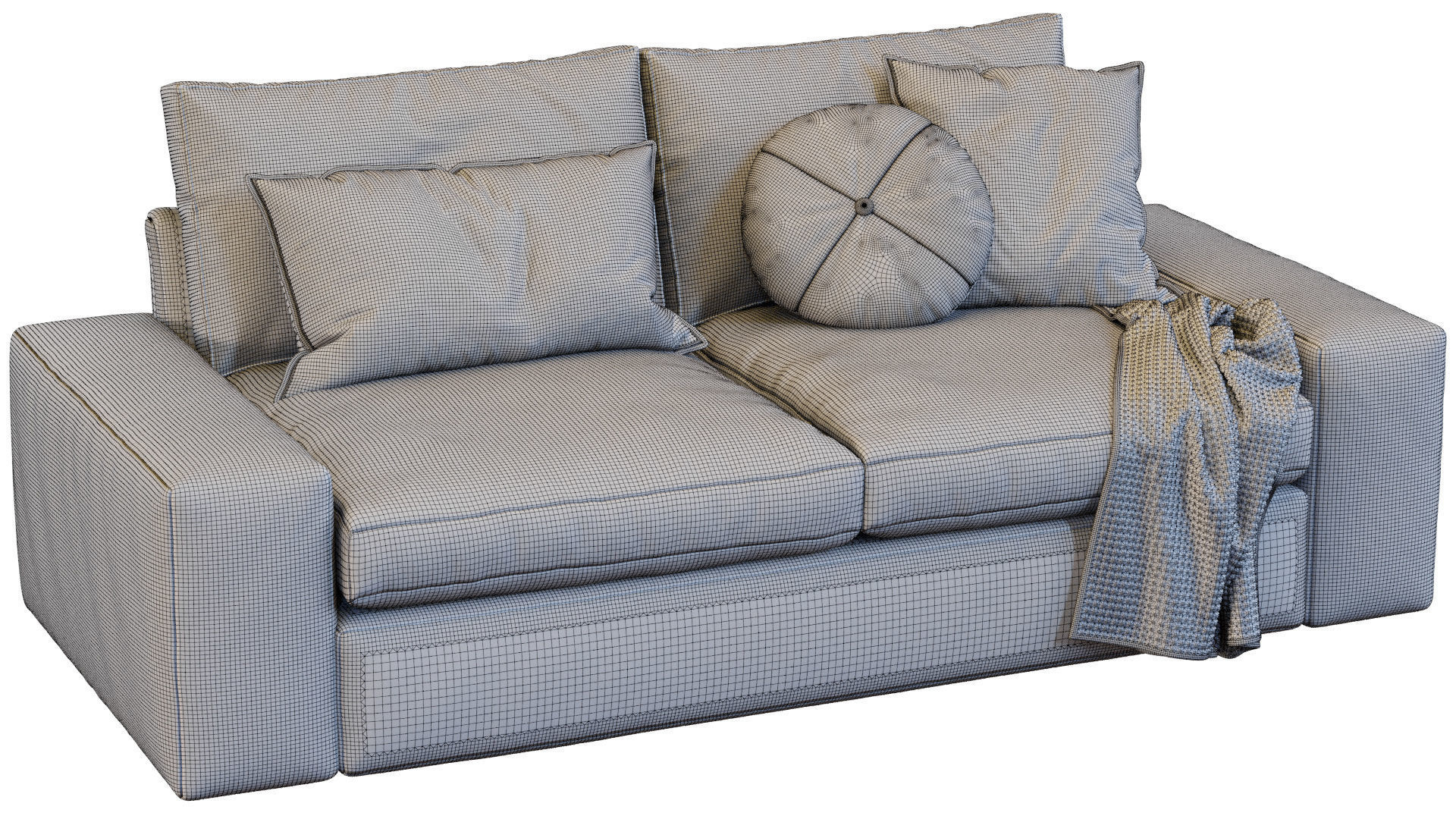 Sofa Kivik By Ikea 3D model_3