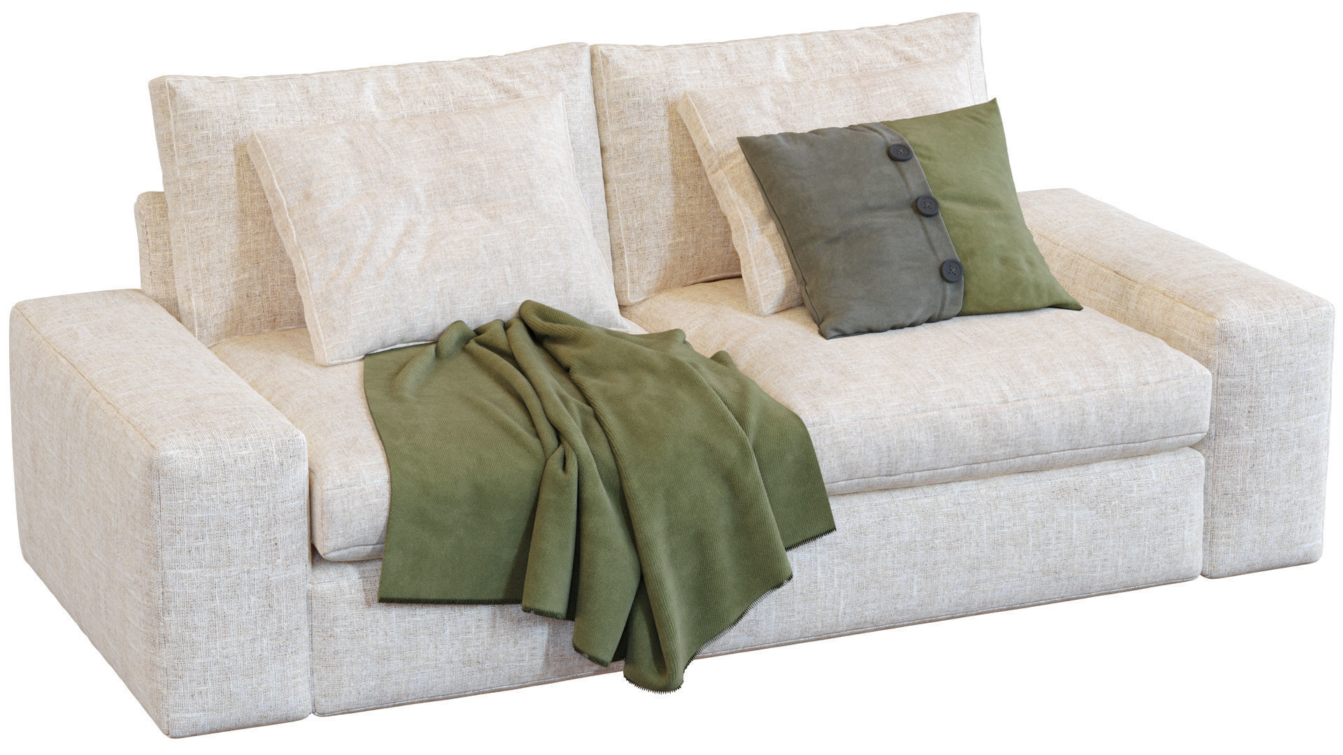 Sofa Kivik By Ikea 3D model_13