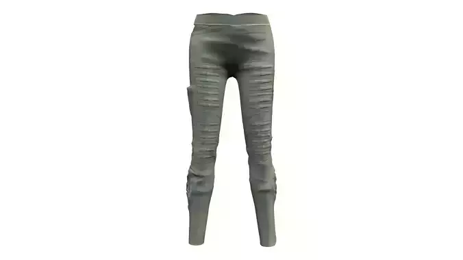 Side Cutout Future Pants Low-poly 3D model Side Cutout Future Pants Low-poly 3D model