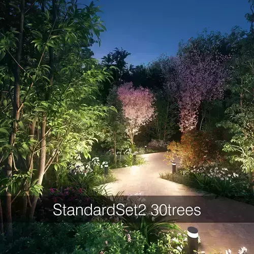 StandardSet2 30trees 3D model
