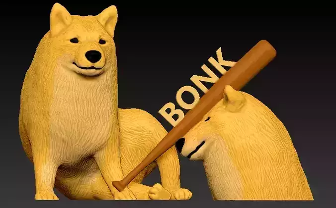 CHEEMS OUCH BONK 3D print model