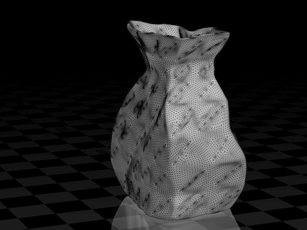 brown paperbag - crumpled 3D print model_30