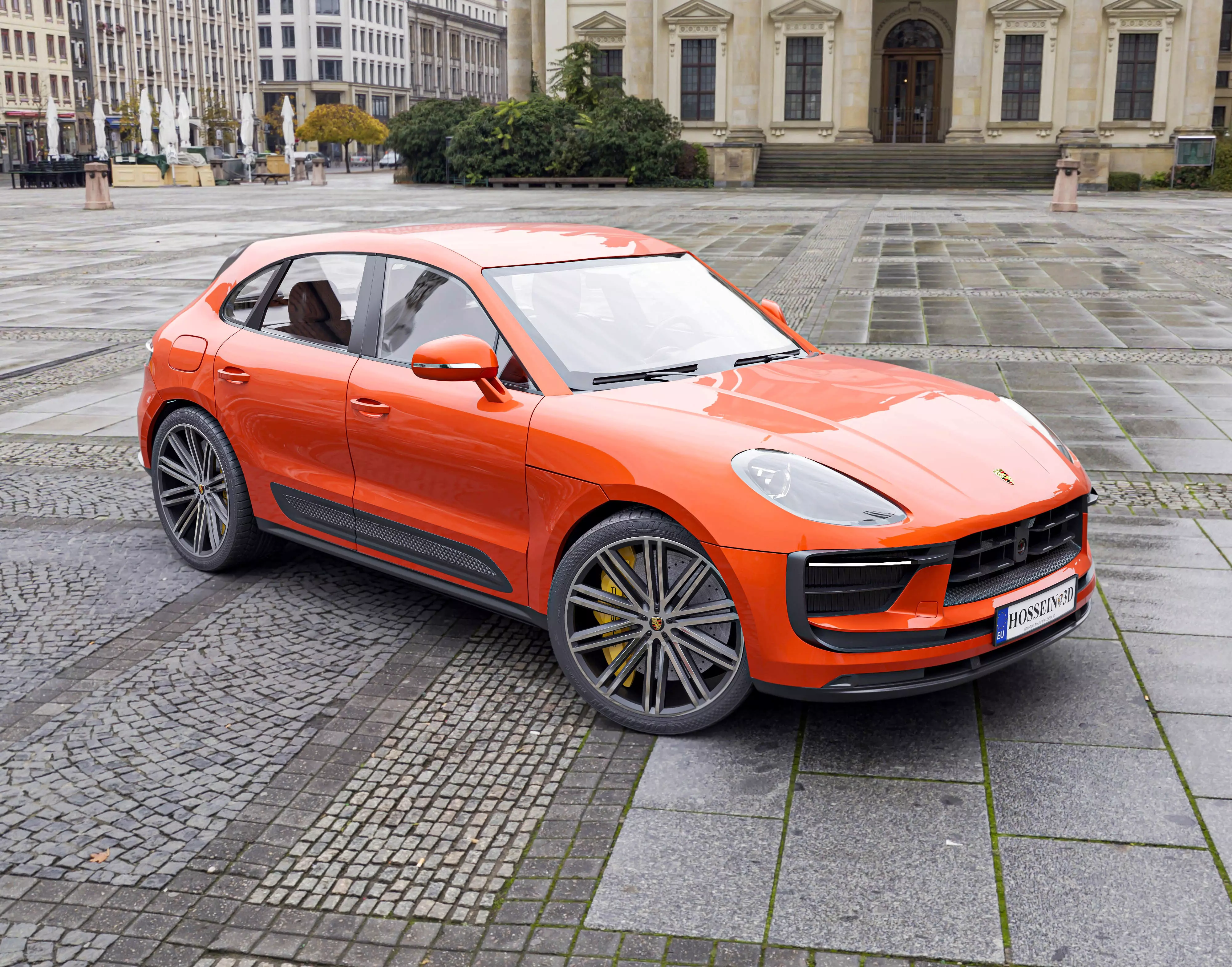 Porsche Macan S 2022 3D model_0