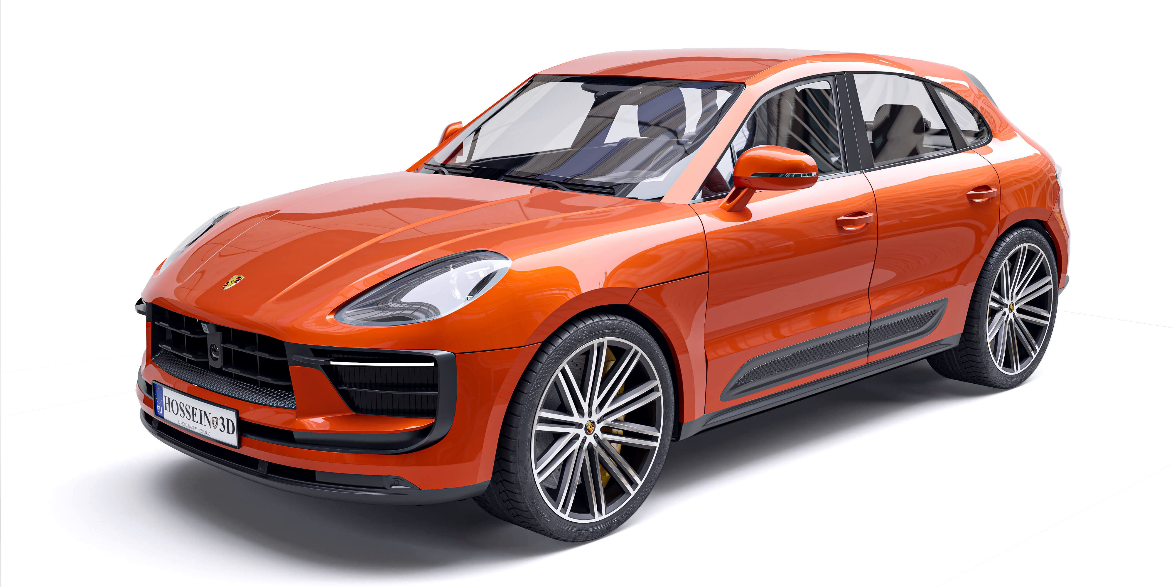 Porsche Macan S 2022 3D model_3