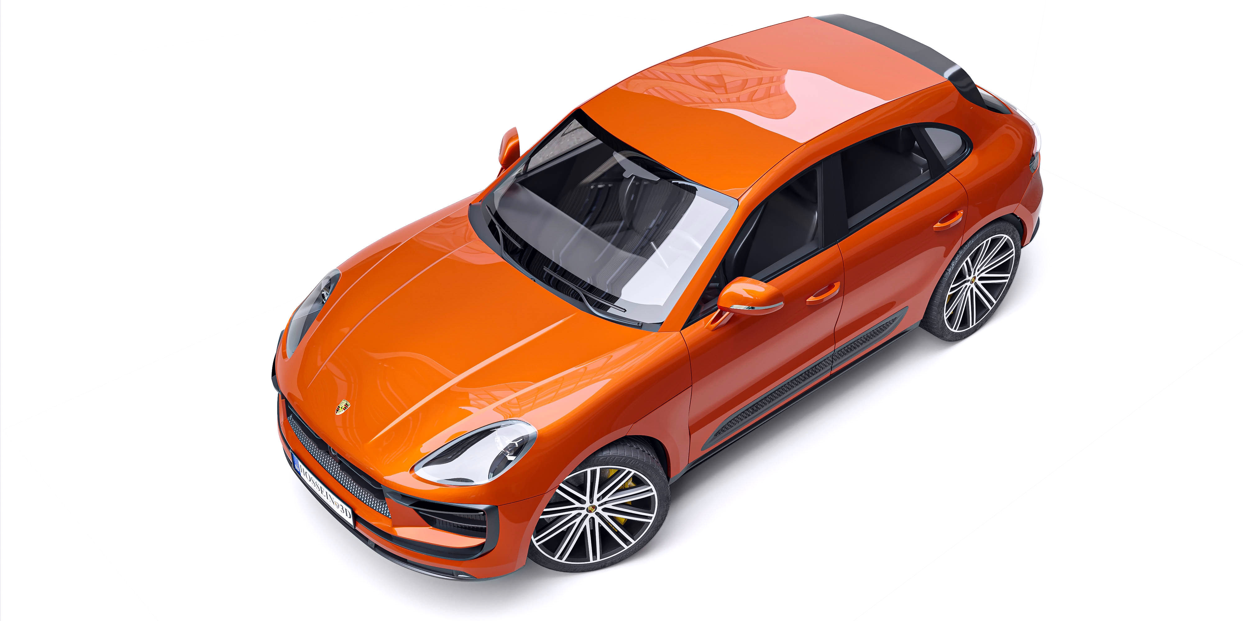 Porsche Macan S 2022 3D model_7