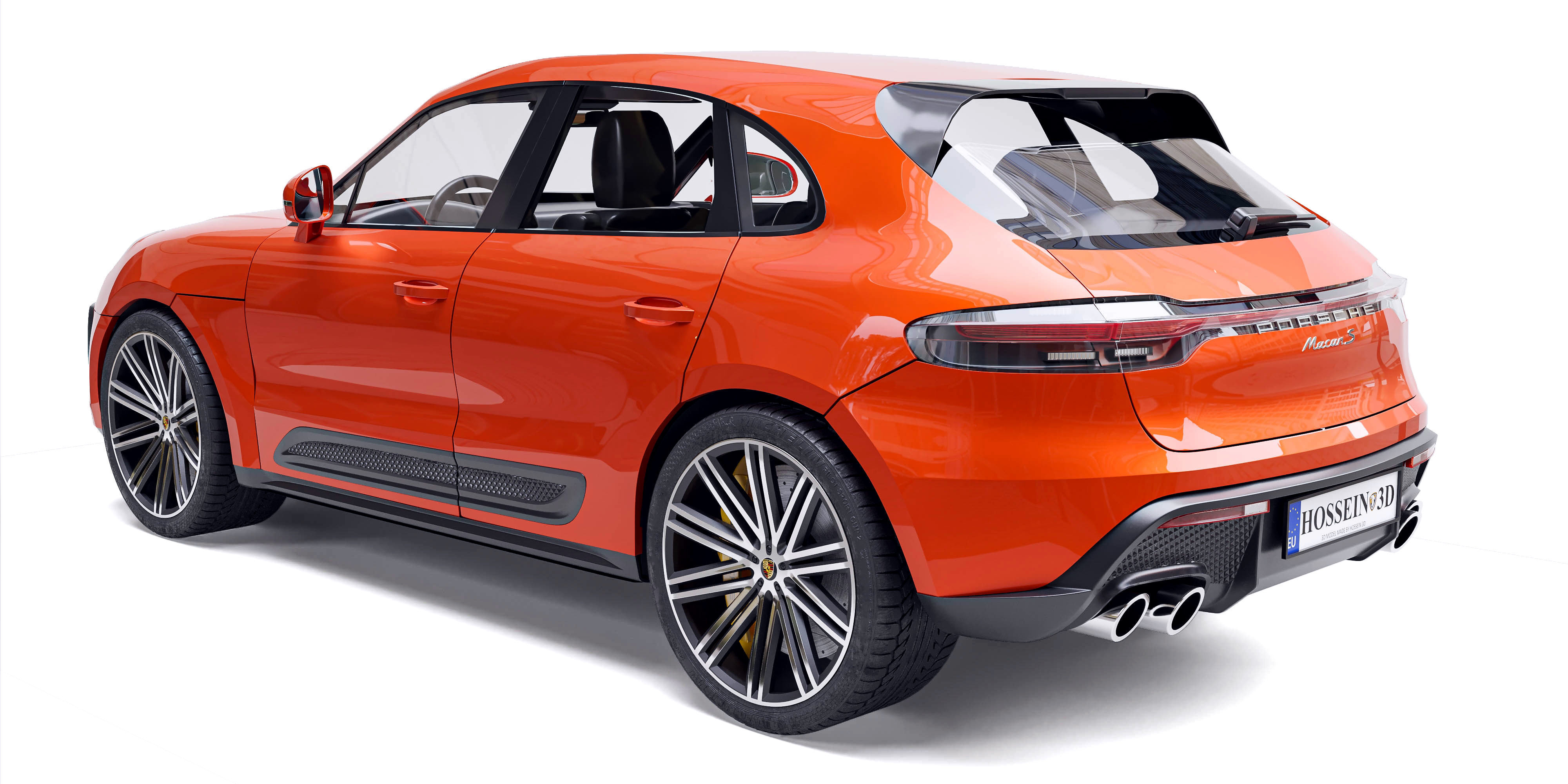 Porsche Macan S 2022 3D model_2