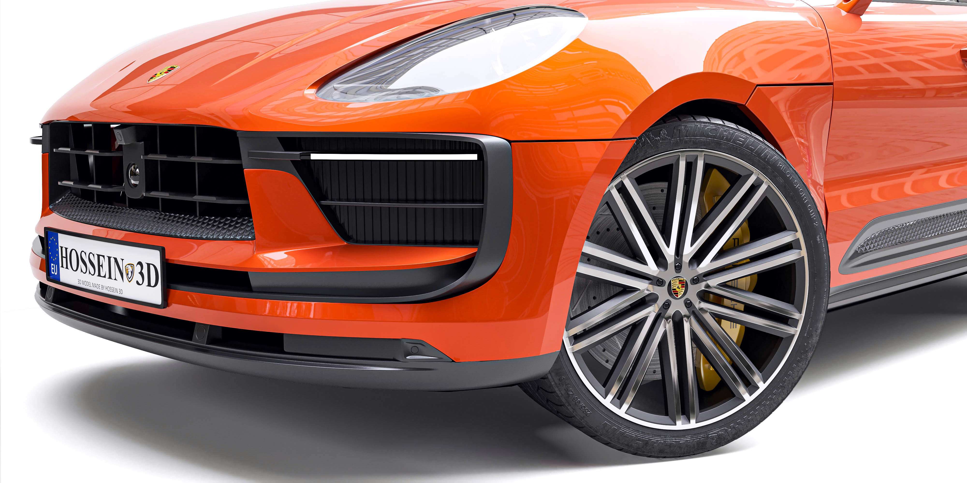 Porsche Macan S 2022 3D model_9