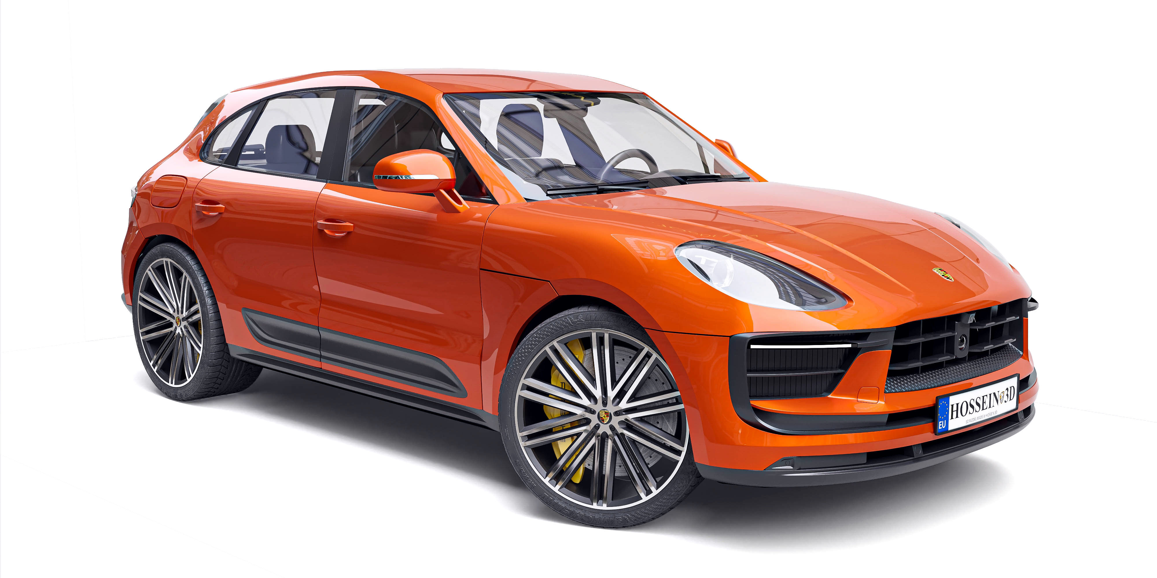 Porsche Macan S 2022 3D model_1
