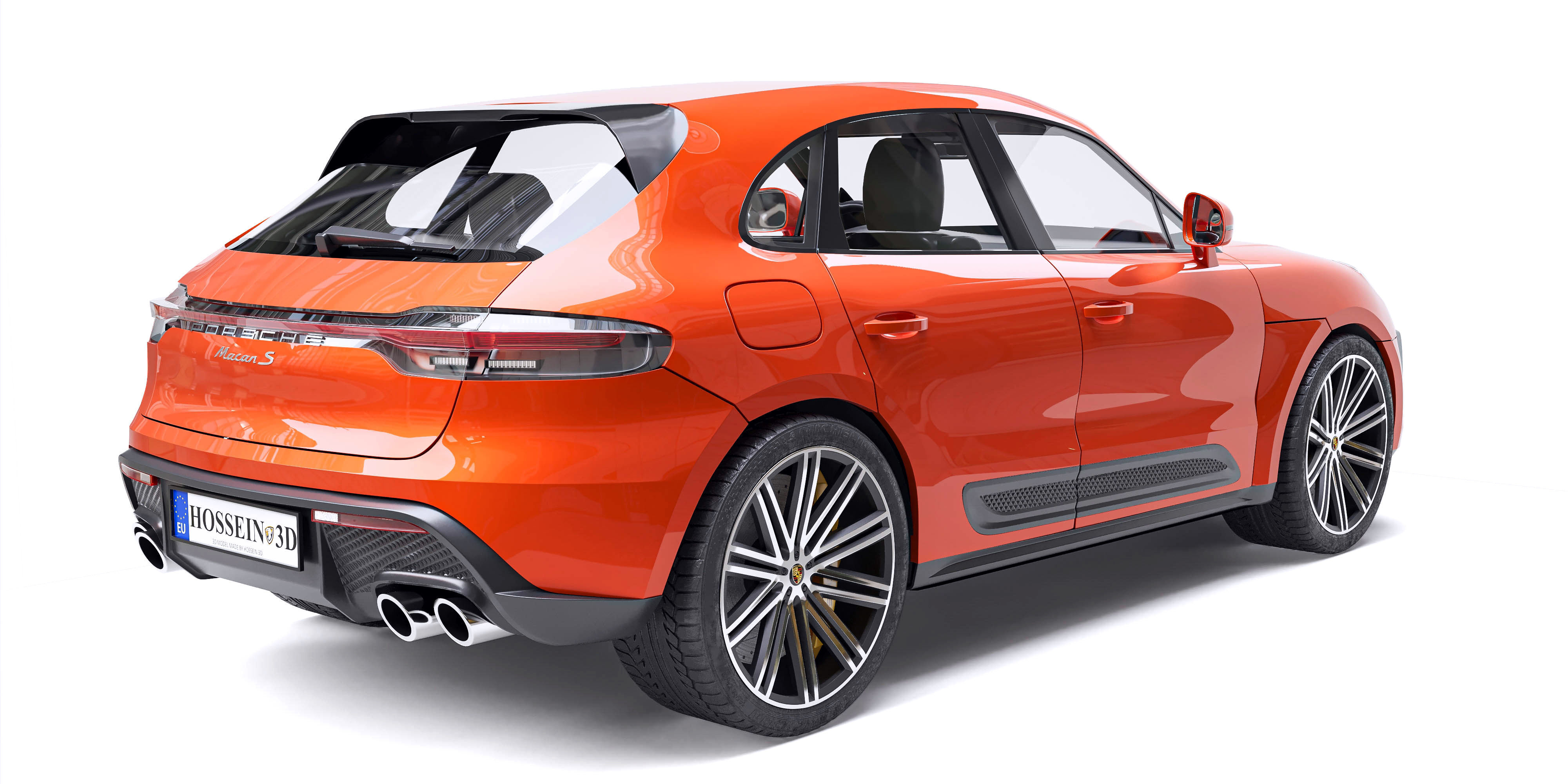 Porsche Macan S 2022 3D model_4