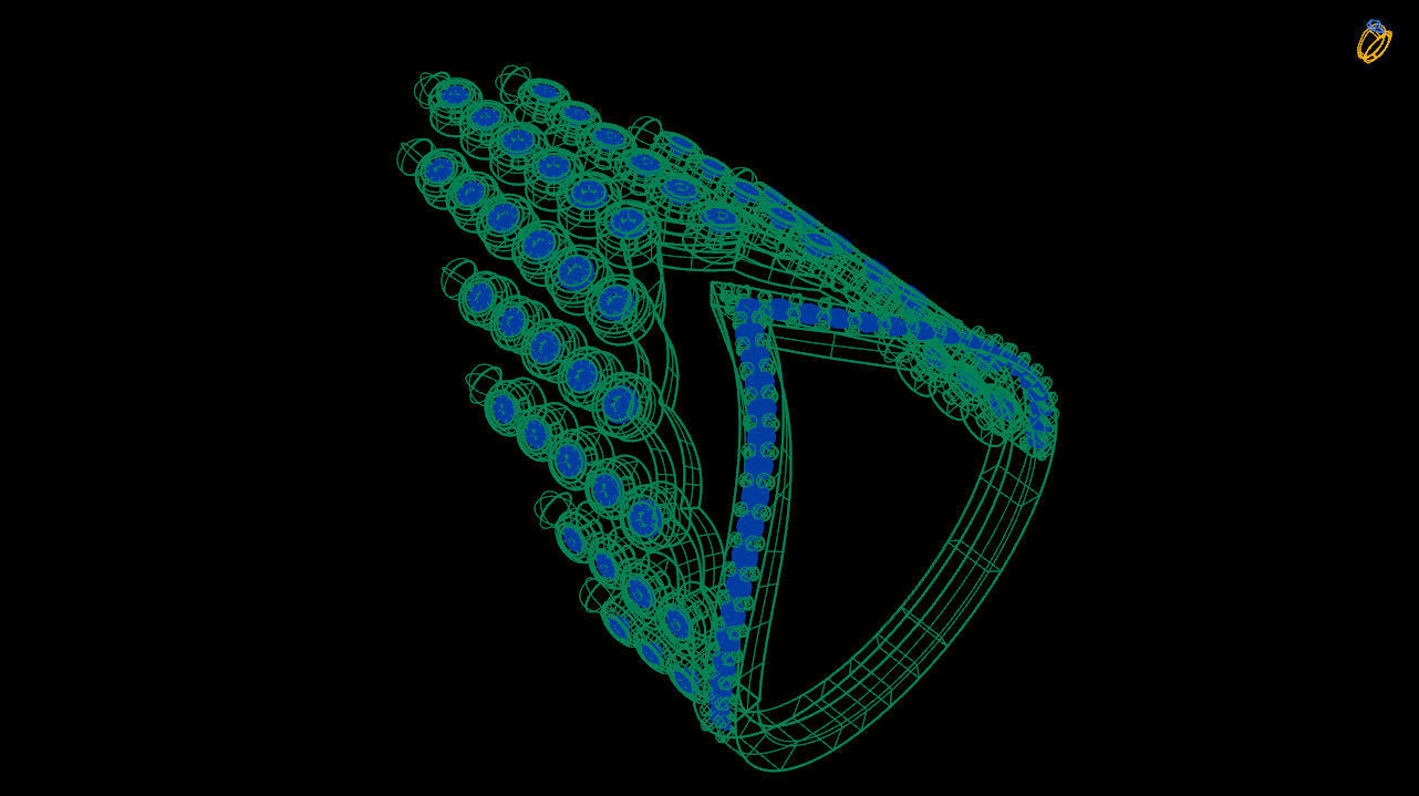 princess wishbone ring    stl file 3D print model_5