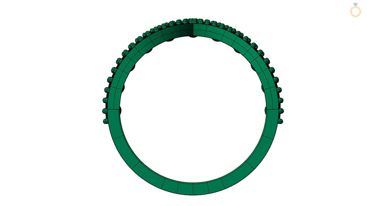 princess wishbone ring    stl file 3D print model_11