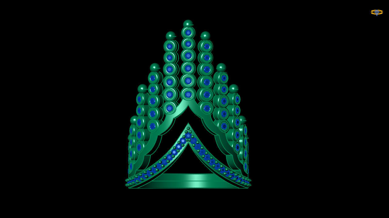 princess wishbone ring    stl file 3D print model_14