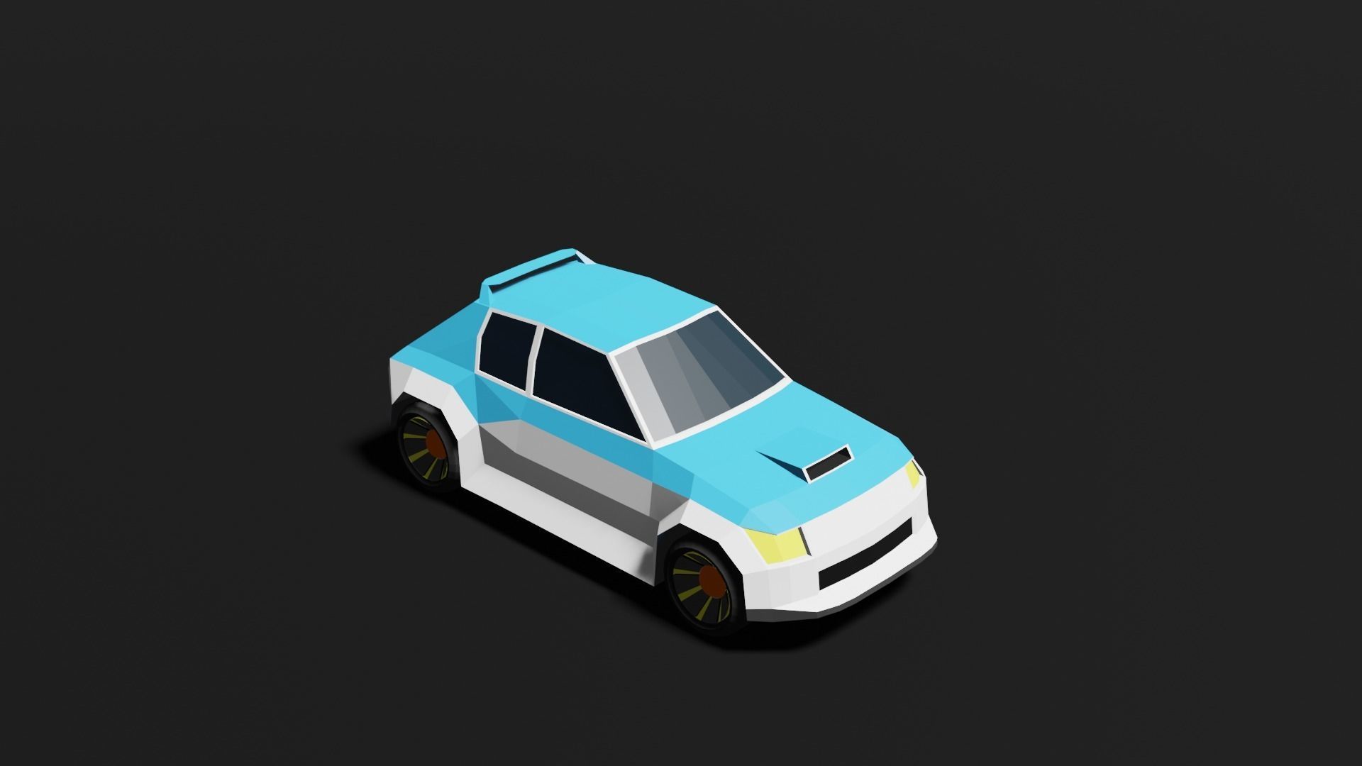 Low Poly 3D Car Models ready to race Low-poly 3D model_18