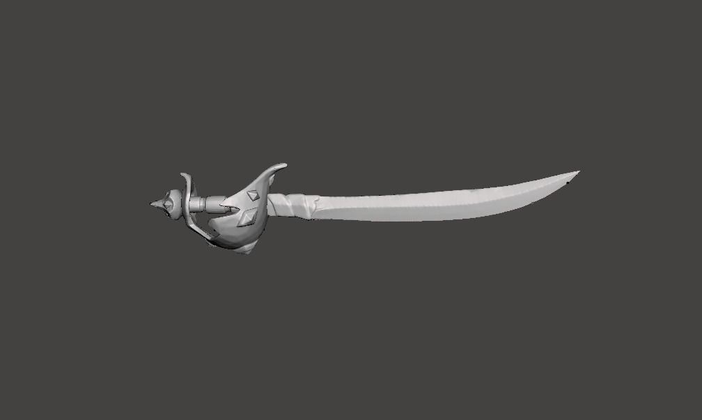 Bundle Cutlass Sea of thieves 3D Model 3D print model_7