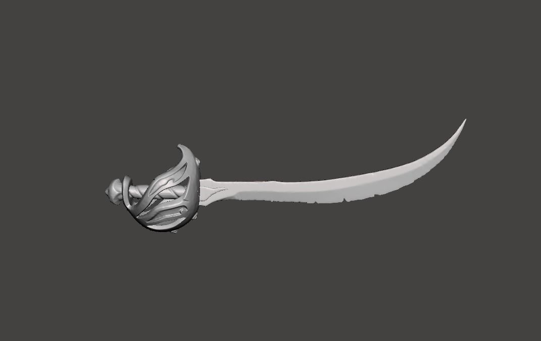 Bundle Cutlass Sea of thieves 3D Model 3D print model_1