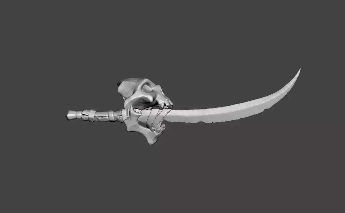 Bundle Cutlass Sea of thieves 3D Model 3D print model_0